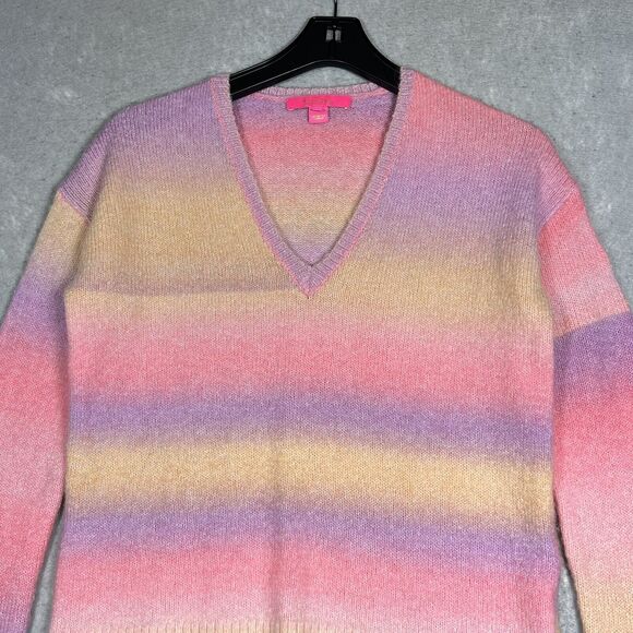 Lilly Pulitzer Chiya Sweater Women’s Small Yummy Melon Paradise $138 - Picture 3 of 9